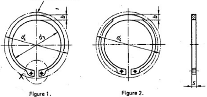 1 trozo anilla de ondas para DIN tamaño 471 20 x 1,2 mm bondad 1.4122 