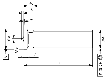 ISO 13918 Type PT drawing